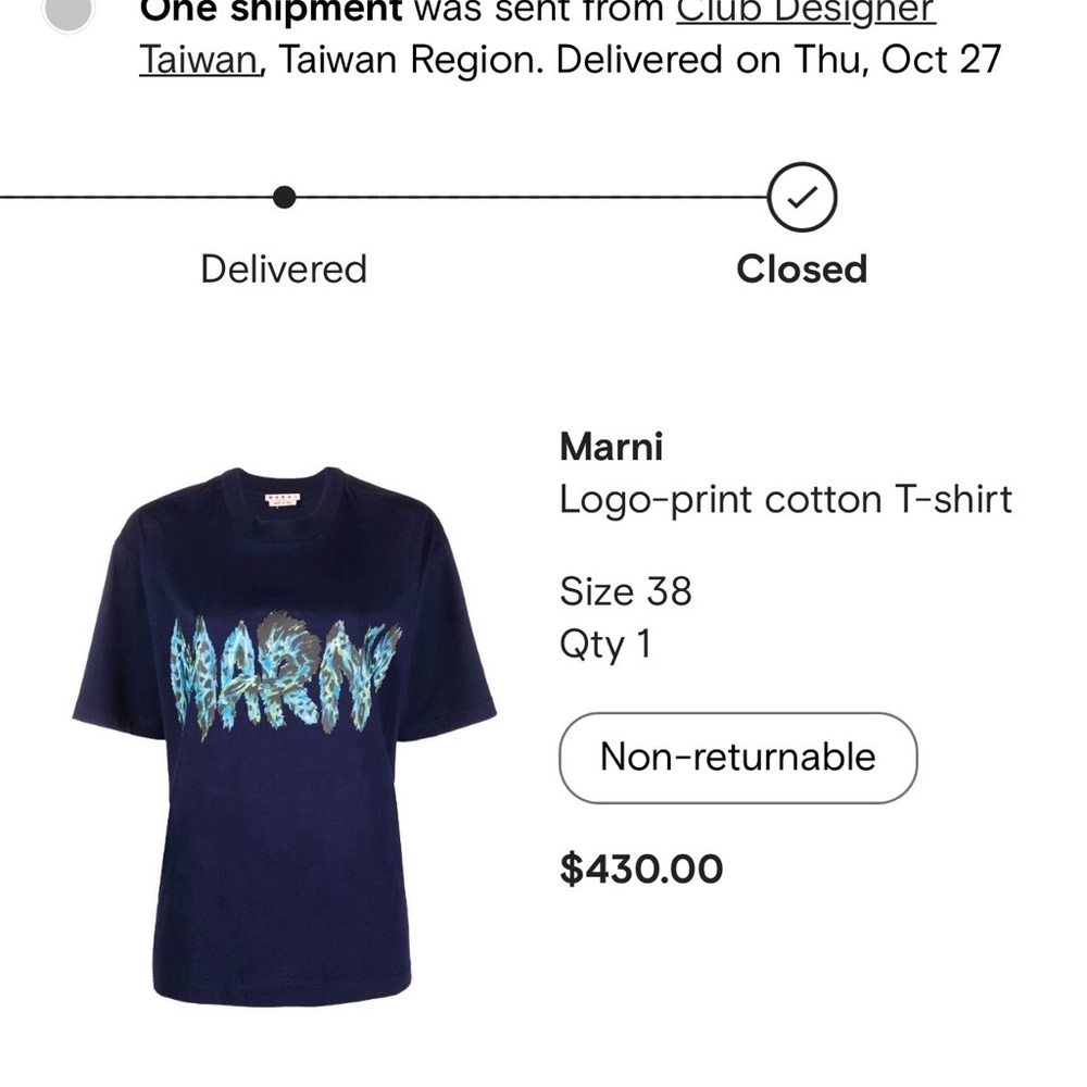 Women’s Oversized Marni T-shirt